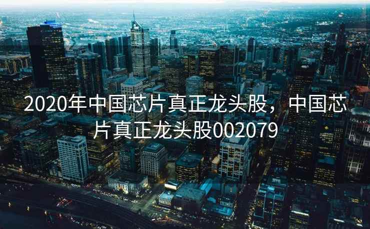 2020年中国芯片真正龙头股，中国芯片真正龙头股002079
