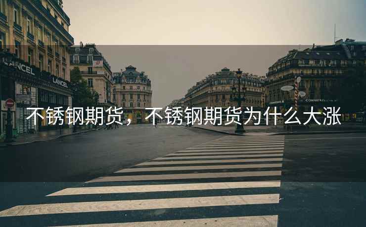 不锈钢期货,不锈钢期货为什么大涨 第2张 不锈钢期货,不锈钢期货为什么大涨 第2张